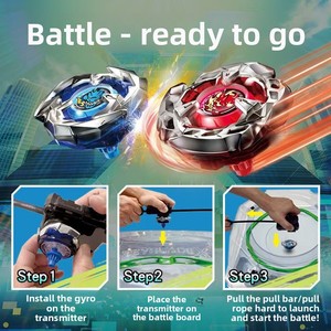 Set de Juguetes de Combate Beyblade UX de Metal para Niños, Lanzadores de Batalla, Regalo para Niños, Trompos Giratorios de Batalla BX - Product Image 5