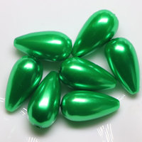 Perles en forme de larme colorées scintillantes, accessoire de bijouterie, perle artificielle en forme de goutte de pluie, breloques de décoration DIY pour filles, pour collier, bracelet