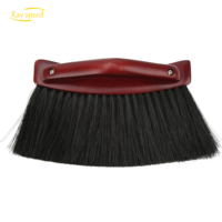 Brosse de billard Rayspeed Bourgogne avec poils de cheval mélangés pour le nettoyage des rails et des tables de snooker - Accessoires de billard
