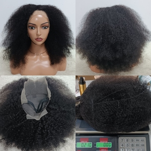 Letsfly Hair Afro Kinky 200% Densité Cheveux Naturels Pré-épilés 4/27 #   Perruques Lace Frontal 13x4 en Cheveux Humains de 18 Pouces – Vente en Gros - Product Image 4