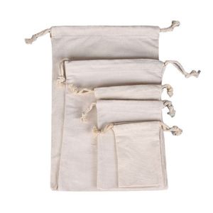 Ordinary Organic Cotton Drawstring <b>Dust</b> <b>Bag</b> Recycled Durable Canvas Handled Jute <b>Bag</b> Rope for Halloween Christmas Candy <b>Bag</b> - Product Image 1