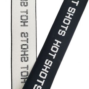Wholesale Customize Band Embossed 2.5cm Polyester Webbing Elastic Strap Use on Underwear Garment - Product Image 6