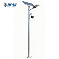 Farolas LED de 50W, 80W, 100W, Paneles Solares y Luminarias Combinados en un Solo Producto, Farolas Solares de Ahorro de Energía