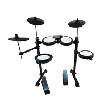 Batterie électronique professionnelle portable avec peaux en mesh pour enfants et débutants – Kit de percussion en gros