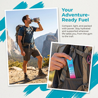 WELLBODY Poudre d'hydratation électrolytique sans sucre, boisson énergétique pré-entraînement vitaminée pour la nutrition sportive