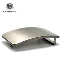 Boucles de ceinture personnalisées en métal brossé de Guangzhou, avec plaque nominative et logo sur mesure