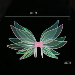 Nouvelles ailes de fée papillon brodées à la main, design 2026, pour fêtes, Ramadan, remise de diplôme - Maquillage de costume de personnage d'anime - Product Image 3