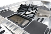 Bateau à rames en aluminium Kinlife de 15 pieds, certifié CE, en alliage d'aluminium, avec console centrale, couleur personnalisée, garantie 5 ans