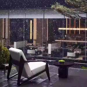 Silla de Jardín de Aleación de Aluminio para Exteriores, Estructura de Madera de Teca, Duradera, para Jardín, Hotel, Club, Área de Ocio - Product Image 5