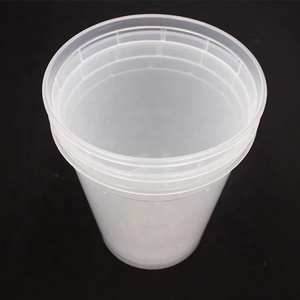Rõ Ràng PET Nhựa Deli Container Cup Với Nắp Tùy Chỉnh In Ấn Nhà Máy Cung Cấp Dùng Một Lần 8Oz 12Oz 16Oz 24Oz 32Oz - Product Image 4