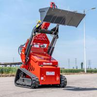 Mini Skid Steer Loader Diesel CE 450kg dengan Multifungsi