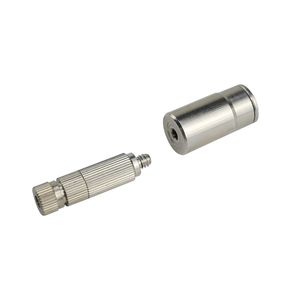 Conectores Rápidos de Latón de Alta Presión, Tapón Final con 1 Orificio Superior de 3/8'', Adaptador de Conectores de Agua para Jardín, Sistema de Riego por Nebulización - Product Image 2