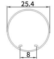 Diffuseur de lumière moderne pour PC, boîtier Triproof, couvercles de lampe tubulaire linéaire LED T8 en plastique, 93 % de transmission, étanche IP65