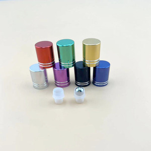 Rollo de aceite esencial de <span class=keywords><strong>4ml</strong></span> al por mayor en botella rollo de vidrio vacío en botella perfume botella de vidrio transparente muestra portátil para mujeres - Product Image 5