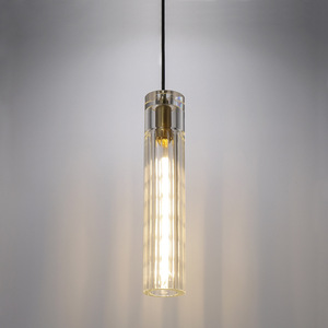Lustre en cuivre massif de style nordique, luxe léger, tête unique, lampe en cristal postmoderne haut de gamme pour chambre à coucher et salle à manger - Product Image 4