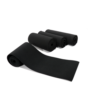 Эластичная лента черного цвета, 15 см, особо широкая, высокоэластичная, плоская, регулируемая - Product Image 5