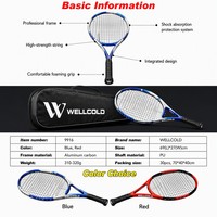 Raqueta de Tenis de Aluminio Personalizada OEM 688 689, Raqueta de Entrenamiento para Adultos, Muestra Gratis, Entrega Rápida