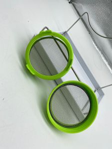 Kit per Germogli in <span class=keywords><strong>Plastica</strong></span> con Manico, Nuovo Design, Coperchi per Barattoli Mason a Bocca Larga per Coltivare Germogli <span class=keywords><strong>di</strong></span> Fagioli e Broccoli - Product Image 5