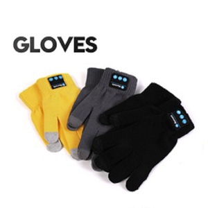 Personnalisé Hiver Chaud Tricoté Mitaines De Musique Bluetooth Sport Gants D'écran Tactile - Product Image 1