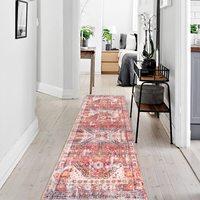 Hot Sell Retro Cashmere Like Runner Rugs Hallway Non-Slip Carpet Sofa Coffee Table Bedroom Bedside Carpet and Rugs