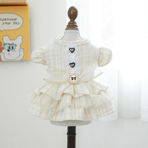 ONESTEP fabricante al por mayor personalizado Idea de regalo de Navidad lindo invierno/primavera XL tamaño poliéster Gabrielle vestido para ropa de mascotas - Product Image 5