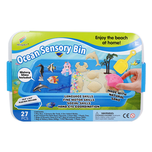 WingArt - Juego de arena sensorial con arena mágica, juguetes educativos de arena para niños pequeños - Product Image 1