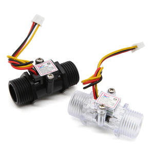 Capteur de débit d'eau à effet Hall S201C, compteur transparent visible à 4 points pour purificateur d'eau/commutateur d'eau potable - Product Image 4