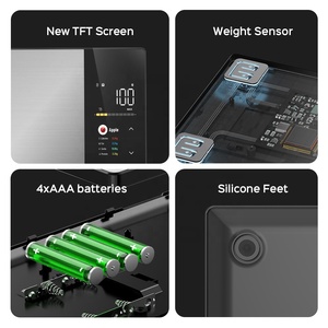 Báscula Digital Inteligente para Alimentos con Pantalla LCD de Alta Calidad, Plataforma de <span class=keywords><strong>Acero</strong></span> Inoxidable, con Calculadora Nutricional - Product Image 5