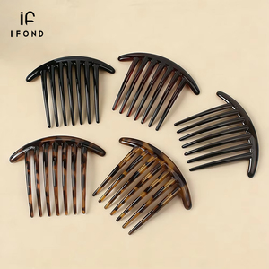 IFIFOND Épingles à cheveux coréennes en U de 10,<span class=keywords><strong>5</strong></span> cm, pinces à cheveux durables en acrylique, peignes à chignon vintage, pinces à cheveux pour femmes - Product Image 1