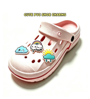 Breloques personnalisées en PVC pour chaussures, décorations en caoutchouc avec logo et image sur mesure, accessoires cadeaux pour sabots