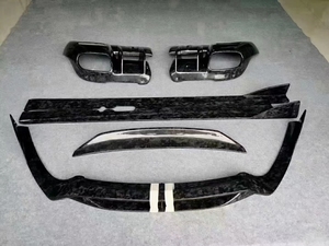 Fibre de carbone forgée de haute qualité style DMC pare-chocs avant bord lèvre jupes latérales diffuseur arrière aileron arrière pour <span class=keywords><strong>Ferrari</strong></span> F12 Aerokit - Product Image 4