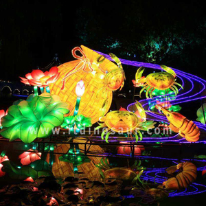 Zigong chinois lune mi <span class=keywords><strong>automne</strong></span> Festival lanternes lapin lapin avec ampoule LED pour l'activité des enfants - Product Image 4