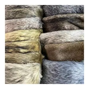 Imitação Animal Long Pile Faux Fur Luxo Shag Tecidos Venda Para Vestuário