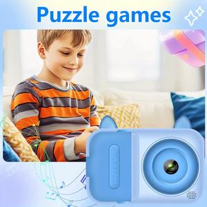 كاميرا رقمية للأطفال، ألعاب تعليمية وهدايا، كاميرا فيديو، كاميرا تصوير صغيرة بتصميم كرتوني للأطفال - Product Image 6