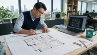 Service de Support Technique CAO CVC : Conception Personnalisée de CAG, Ventilation et Climatisation, Dessins Techniques, Projets d'Ingénierie, Solutions