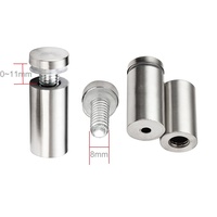 2023 Hot Sale Stainless Steel Glass Fasteners for Advertising