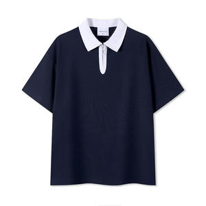 Camiseta Polo unisex con cremallera: ligera y de secado rápido para un estilo versátil, adecuada para el trabajo, el ocio, para todos los géneros - Product Image 3