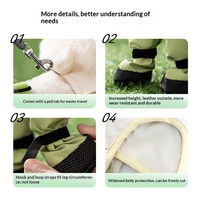 Vêtements pour animaux de compagnie imperméables et anti-salissures, entièrement enveloppants, universels quatre saisons, pour petits chiens, collection 2026, vente chaude