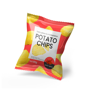 주문제작 인쇄 플라스틱 알루미늄 포일 감자칩 포장 파우치 스낵 식품 칩 백 포장 - Product Image 1