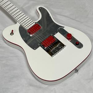 กีตาร์ไฟฟ้า FD-Brand รุ่น TL พร้อม Pickguard แบบกระจก John5 คอไม้เมเปิล ฟิงเกอร์บอร์ดสีขาว ปิ๊กอัพแบบ H-H บอดี้ไม้มะฮอกกานี 22 เฟรต จัดส่งรวดเร็ว - Product Image 2