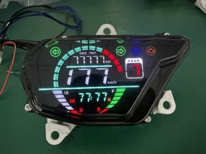 Panel digital LCD de diseño nuevo tacómetro de <span class=keywords><strong>moto</strong></span> tablero de instrumentos para Honda POP 110i 110 i pop110 pop110i - Product Image 5