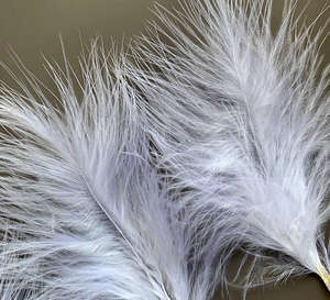 Gran oferta, plumas de pluma de sangre de marabú de pavo de alta calidad de 3-5 "para Material de pesca de atado de moscas de Carnaval - Product Image 6