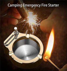 Cenicero <span class=keywords><strong>de</strong></span> Metal Retro, encendedor <span class=keywords><strong>de</strong></span> diez mil fósforos, Cenicero multifunción, gran regalo para padre, marido, novio - Product Image 4