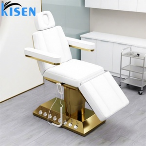 KISEN Modern Luxury Electric 4 Motor Beauty Head Spa Bed Massage <b>Table</b> for Eyelash Extensions Facials and Waxing Beauty Bed - Product Image 1