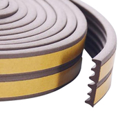Bande d'étanchéité auto-adhésive en mousse de caoutchouc EPDM avec ruban pour service de découpe de portes et fenêtres, insonorisante et imperméable