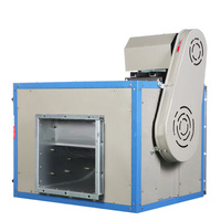 Ventilateur d'extraction de fumée à faible bruit HTFC pour cuisine commerciale, élimination des fumées d'huile, ventilation de sous-sol, échange d'air d'hôtel