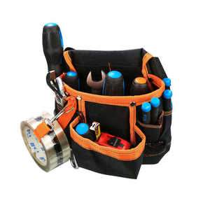 Sac de ceinture portable OEM personnalisable, sac de ceinture imperméable en polyester, accessoire de rangement d'outils pour électriciens - Product Image 5