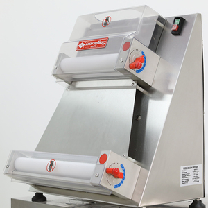 Équipement de cuisine pour pizzeria, rouleau à pâte à pizza commercial de <span class=keywords><strong>15</strong></span> pouces, machine à presser la pâte - Product Image 5