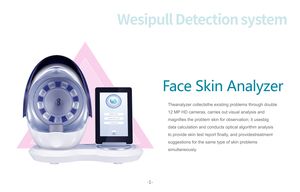 เครื่องตรวจจับใบหน้าแบบพกพา3D เครื่องสแกนใบหน้าเครื่องวิเคราะห์ผิว - Product Image 6