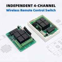 Controlador Inalámbrico Inteligente de 4 Canales DC12V para Sistema de Fuegos Artificiales con Control Remoto y Controlador LED para Tiras LED